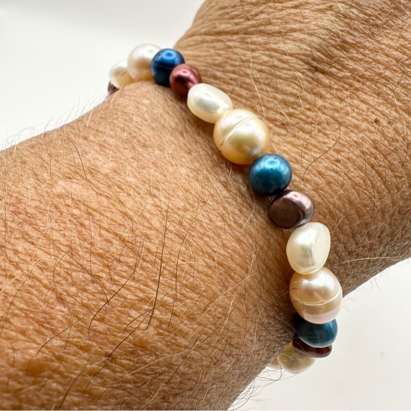 Honora Freshwater Pearl Bracelet w/ Multicolor Pearls - Picture 2 of 4